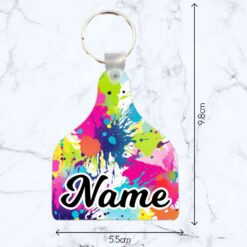 Bright Splash Cattle Tag
