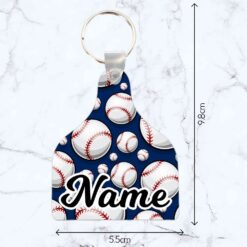 Navy Baseball  Cattle Tag
