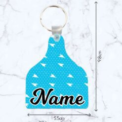 Paper Planes Cattle Tag