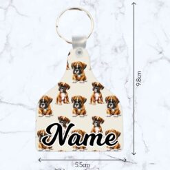 Puppy Boxers  Cattle Tag
