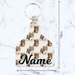 Puppy Yorkies Cattle Tag