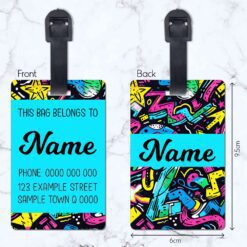 Graffiti  Luggage Tag