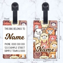 Alpacas Luggage Tag
