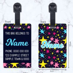 Bright Stars Luggage Tag