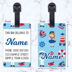 Kids by the Sea Luggage Tag