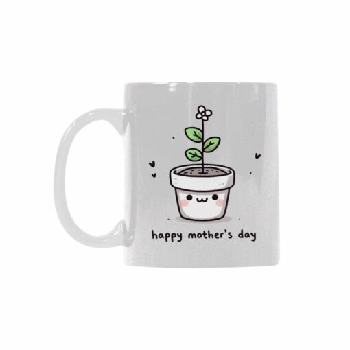 Happy Mothers Day - Doodles Potted Plant Mug