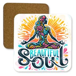 Beautiful Soul Square MDF Coaster