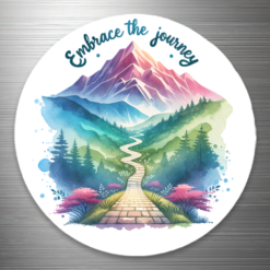 Embrace the Journey Fridge Magnet (5.5cm)