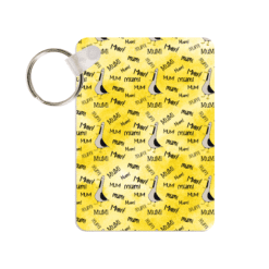 Mum Mum Seagulls Rectangle Keyring