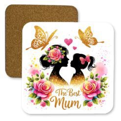The Best Mum  Square MDF Coaster