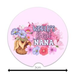 Car Coaster - World's Best Nana