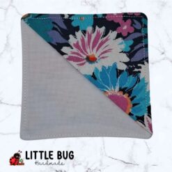 Colour Pop Flowers White Corner Bookmark