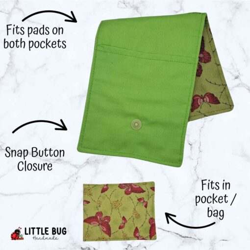 Butterflies Feminine Hygiene Travel Pouch