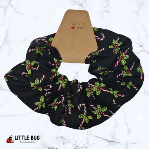 Candy Cane Scrunchie