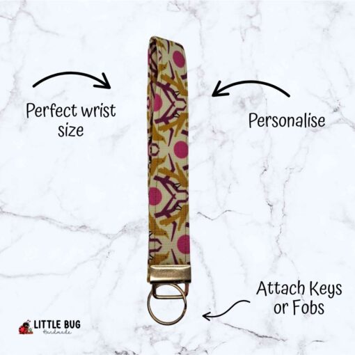 Golden Birds Key Fob