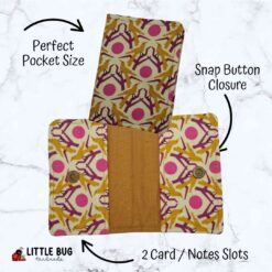 Golden Birds Card Wallet