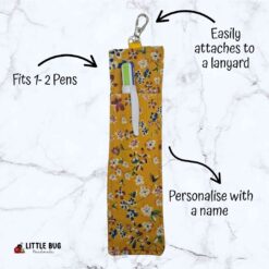 Golden Florals Pen Buddy