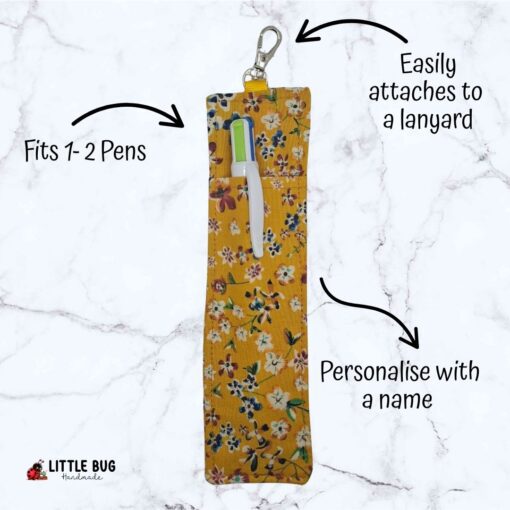 Golden Florals Pen Buddy