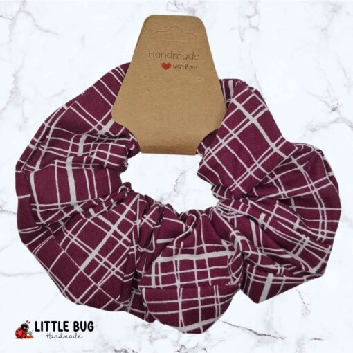 Grids Scrunchie