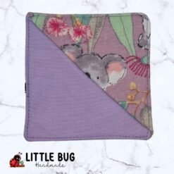 Purple Koalas Corner Bookmark