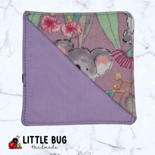 Purple Koalas Corner Bookmark
