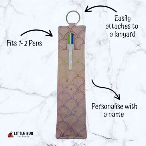 Pink Mermaids Pen Buddy