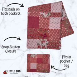 Patchwork Feminine Hygiene Travel Pouch