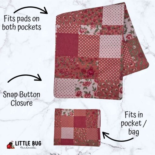Patchwork Feminine Hygiene Travel Pouch