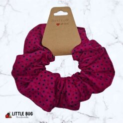 Pink Dots Scrunchie