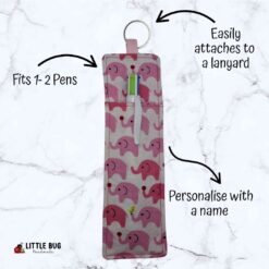 Pink Elephants Pen Buddy