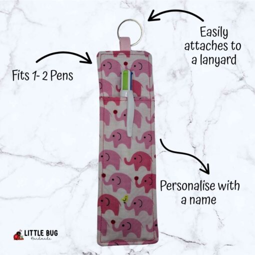 Pink Elephants Pen Buddy