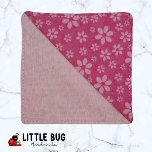 Pink Flowers Corner Bookmark