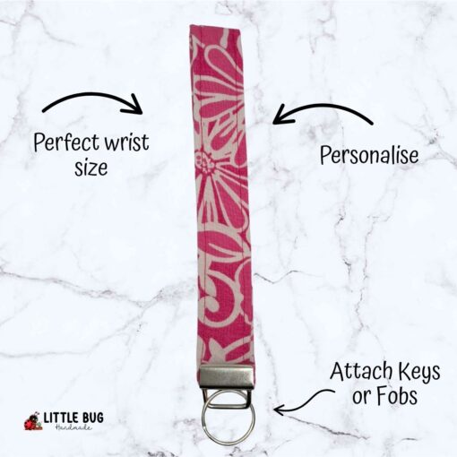 Pink Love Key Fob