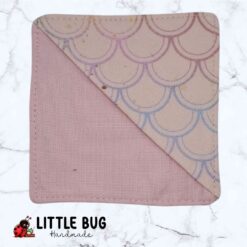 Pink Mermaid Scales Corner Bookmark