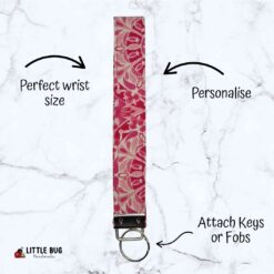 Pink Patterns Key Fob