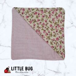 Pink Rose Bed Corner Bookmark