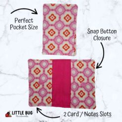 Pink Tiles Card Wallet