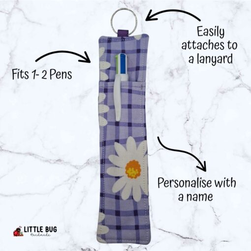 Purple Daisy Pen Buddy