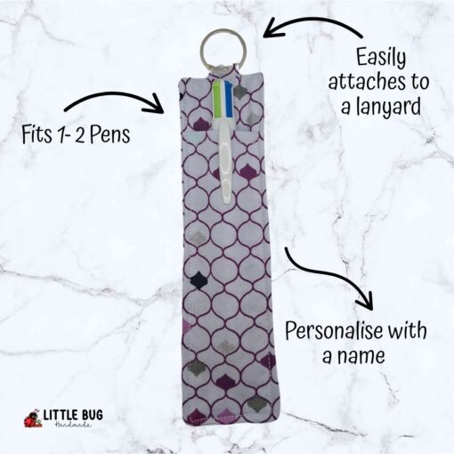 Purple Geo Pen Buddy