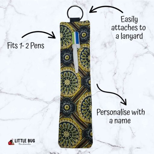 Yellow Patterns Pen Buddy